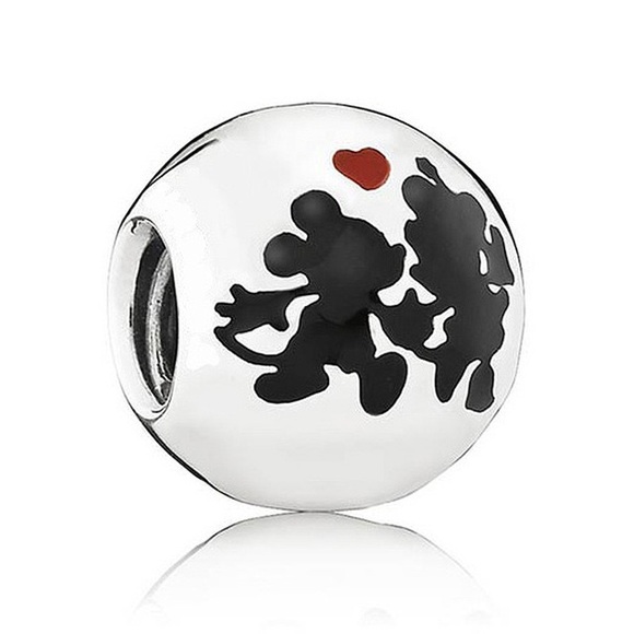 Pandora Jewelry - PANDORA Mickey Mouse Kissing Charm